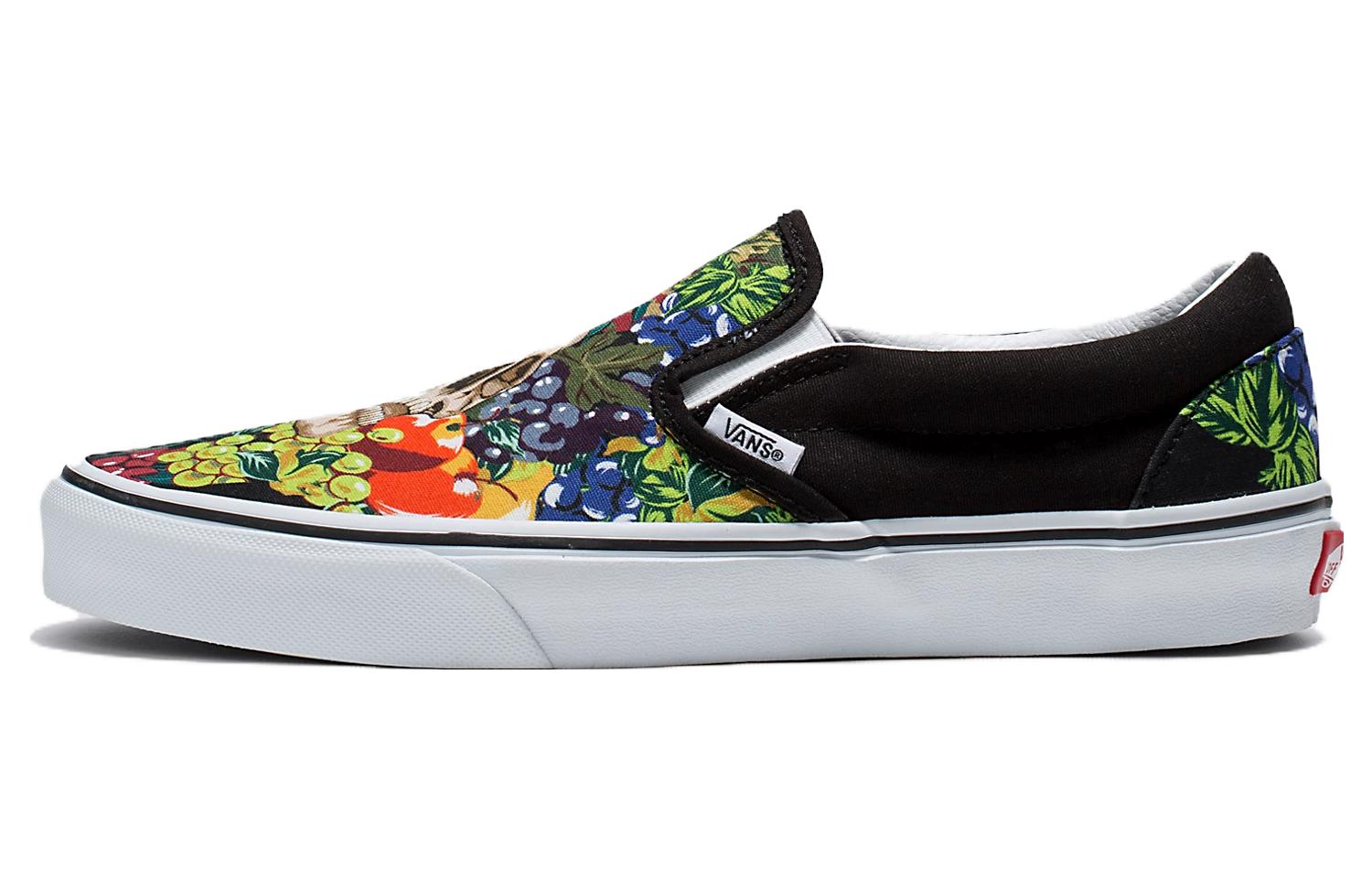 Vans Classic Slip-On Fruit Skull 'Black Multi' VN0A7Q5DY28