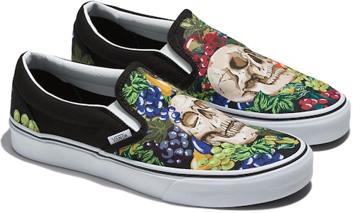 Vans Classic Slip-On Calavera de Frutas 'Negro Multicolor' VN0A7Q5DY28 Lookbook Vans Classic Slip-On Calavera de Frutas 'Negro Multicolor' VN0A7Q5DY28