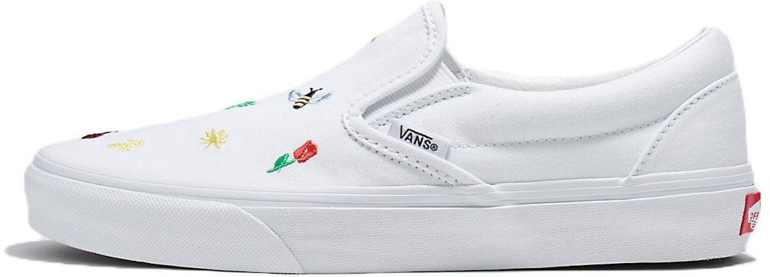 Vans Classic Slip-On Fiesta Jardín Zapatos 'Blancos' VN0A5JLXW00 Buy Vans Classic Slip-On Fiesta Jardín Zapatos 'Blancos' VN0A5JLXW00