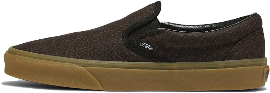 ヴァンズ クラシックスリッポン ヘリンボーン (黒/タン) VN000BVZYS8 Buy ヴァンズ クラシックスリッポン ヘリンボーン (黒/タン) VN000BVZYS8