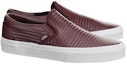 Order Vans Slip-On Kulit Merah Klasik VN0A38F7OGI