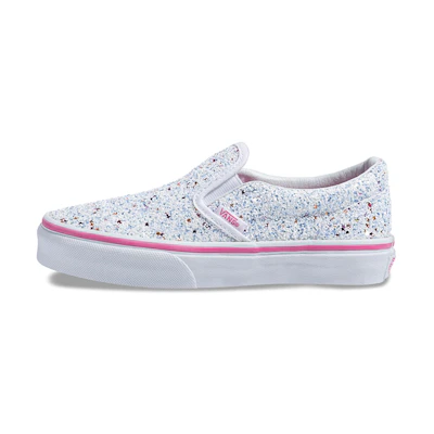 Vans Classic Slip-On Low Tops Casual Skateboarding Shoes White