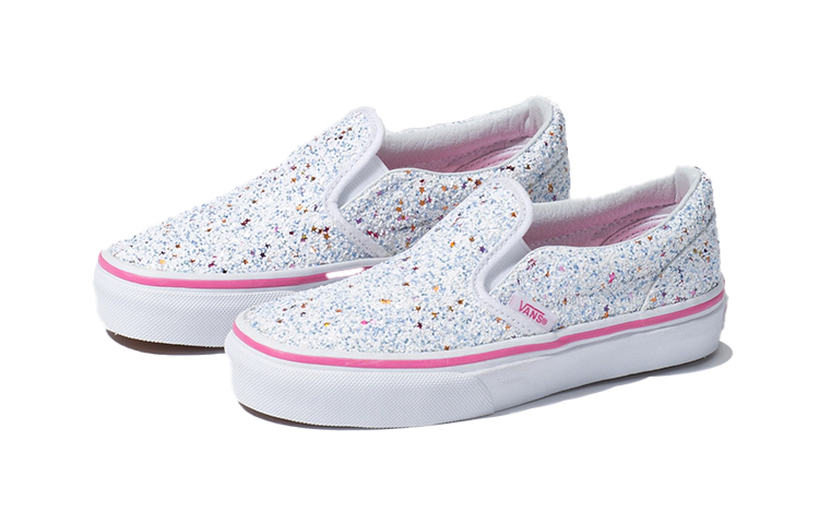 Vans Classic Slip-On Low Tops Casual Skateboarding Shoes White 圖 3