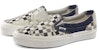 Vans Classic Slip-On LX 'Bricolage Pack - Ebony' Lelaki Wanita Kasual VN0A45JXVM1