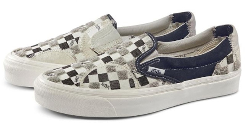 Vans Classic Slip-On LX 'Bricolage Pack - Ebony' VN0A45JXVM1 Order Vans Classic Slip-On LX 'Bricolage Pack - Ebony' VN0A45JXVM1