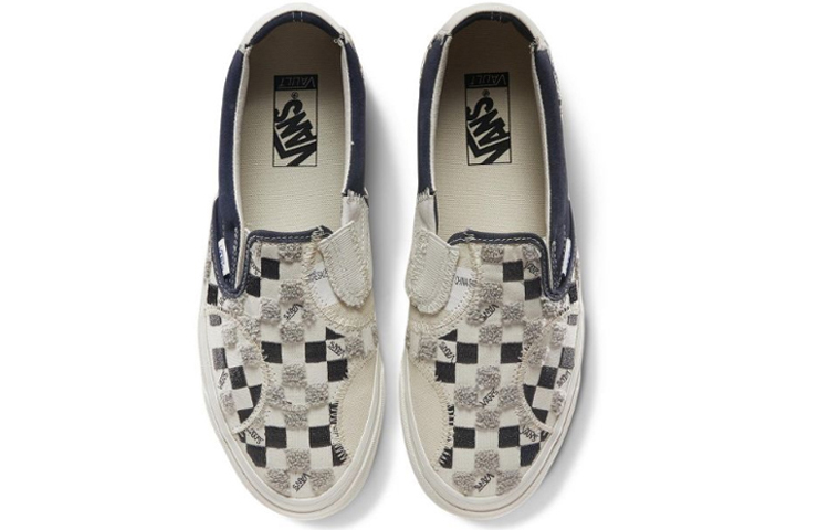 Lookbook Vans Classic Slip-On LX 'Bricolage Pack - Ebony' Sepatu Slip-On Pria VN0A45JXVM1