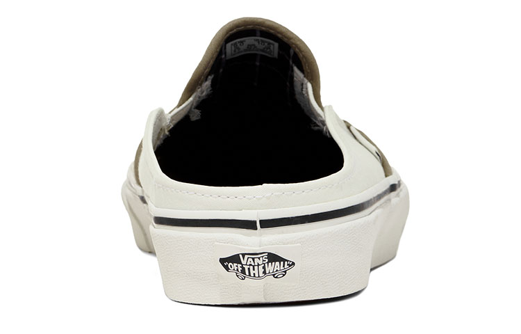 Shop Vans Classic Slip-On Mule 'Cream Green' VN0A4P3U1KV
