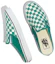 Shop Vans Classic Slip-On Mule 'Green White' VN0A4P3U06B