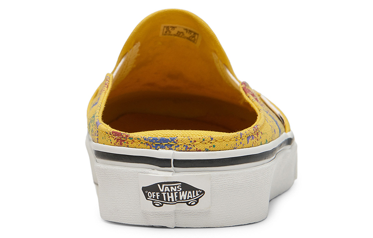 Lookbook Vans 一脚蹬耐磨防滑低帮板鞋 男女同款 黃白