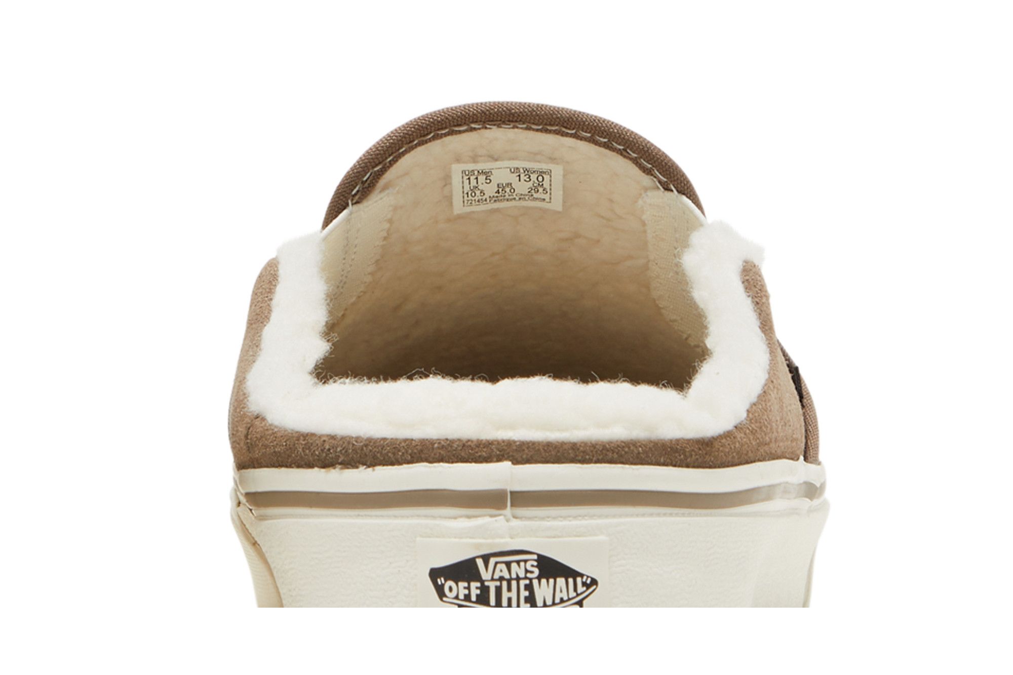 Sizing Vans Classic Slip-On Mule ''Walnut'' Schuhe VN0A4P3U8O8