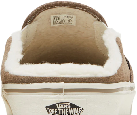 Vans Classic Slip-On Mule ''Walnut'' Schuhe VN0A4P3U8O8 Sizing Vans Classic Slip-On Mule ''Walnut'' Schuhe VN0A4P3U8O8