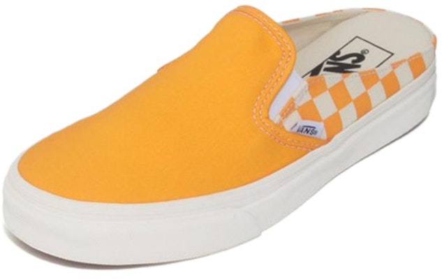 Vans Classic Slip-On Mule 'Yellow White' VN0004KTTLG Order Vans Classic Slip-On Mule 'Yellow White' VN0004KTTLG