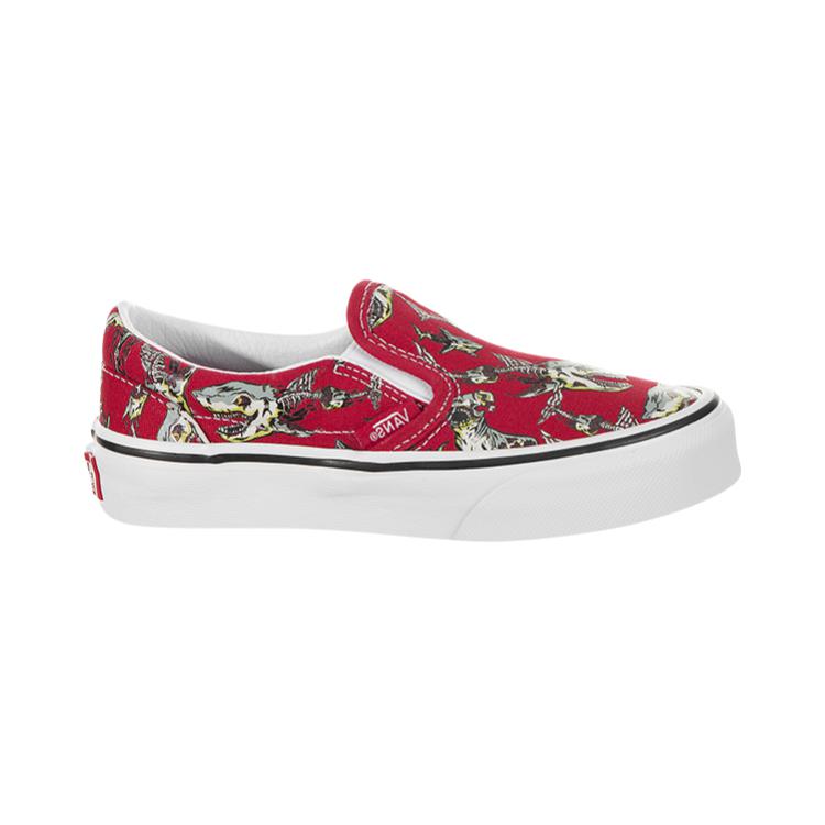 Vans Classic Slip-On Non-Slip Breathable Low Tops Casual Skateboarding Shoes Red 圖 2