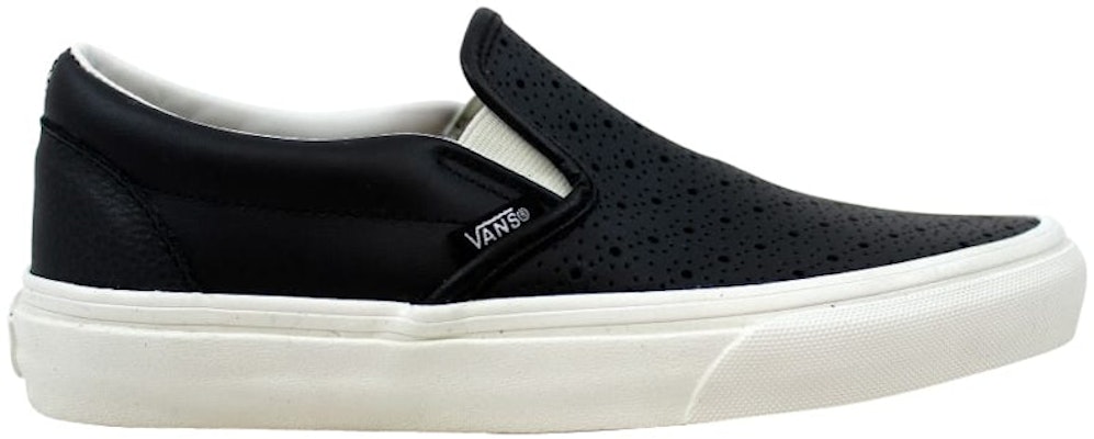 Vans Classic Slip-On Perforated Leather 'Black' VN0A38F7KVJ Buy Vans Classic Slip-On Perforated Leather 'Black' VN0A38F7KVJ