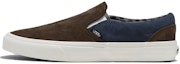 Buy 반스 클래식 슬립온 스웨이드 체크 브라운/네이비 VN000BVZBF1