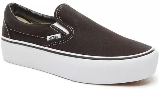 Vans クラシックスリッポン プラットフォーム (黒) VN00018EBLK Lookbook Vans クラシックスリッポン プラットフォーム (黒) VN00018EBLK