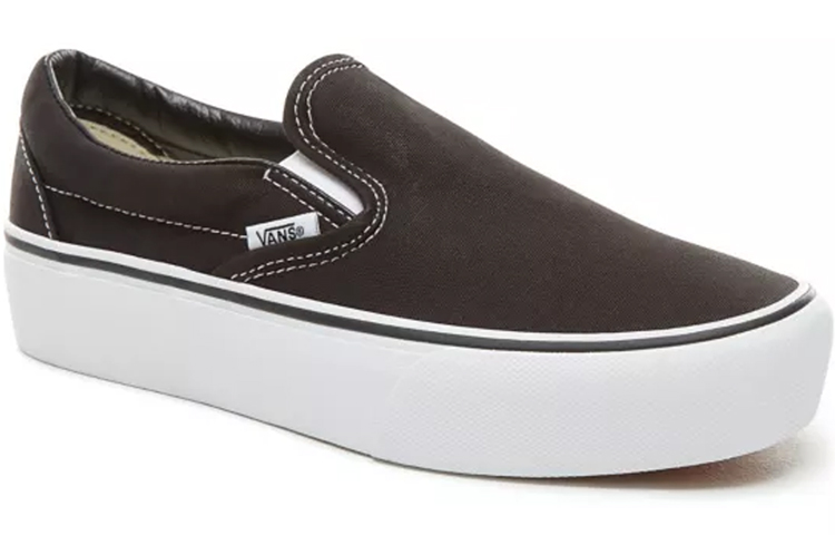 Shop Vans 經典厚底懶人鞋「黑色」VN00018EBLK