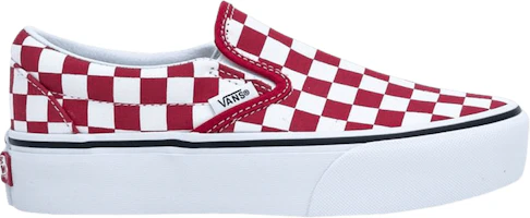 Vans Classic Slip-On Platform 'Checkerboard - Racing Red' VN0A3JEZS4E Vans Classic Slip-On Platform 'Checkerboard - Racing Red' VN0A3JEZS4E