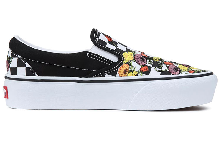 Vans Classic Slip-On Platform 'Poppy Checkerboard' 圖 2