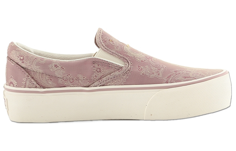 Order ヴァンズ クラシックスリッポン プラットフォーム サテンペイズリー モーブ VN00018EU82