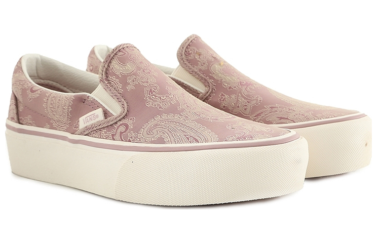 Lookbook ヴァンズ クラシックスリッポン プラットフォーム サテンペイズリー モーブ VN00018EU82