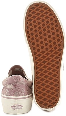 Vans 經典厚底懶人鞋 '緞面佩斯利 - 紫紅' VN00018EU82 Shop Vans 經典厚底懶人鞋 '緞面佩斯利 - 紫紅' VN00018EU82