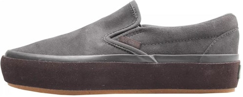 Vans Classic Slip-On Platform 'Suede Outsole - Asphalt' VN0A3JEZQFA Vans Classic Slip-On Platform 'Suede Outsole - Asphalt' VN0A3JEZQFA