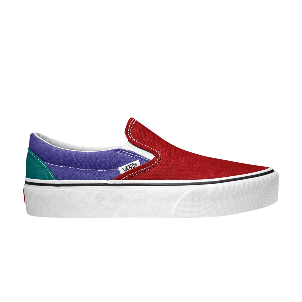 Vans Classic Slip-On Platform 'Tri-Block' VN0A3JEZVN7