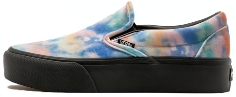 Vans Classic Slip-On Platform 'Velvet Tie-Dye' VN0A3JEZQ6E Vans Classic Slip-On Platform 'Velvet Tie-Dye' VN0A3JEZQ6E