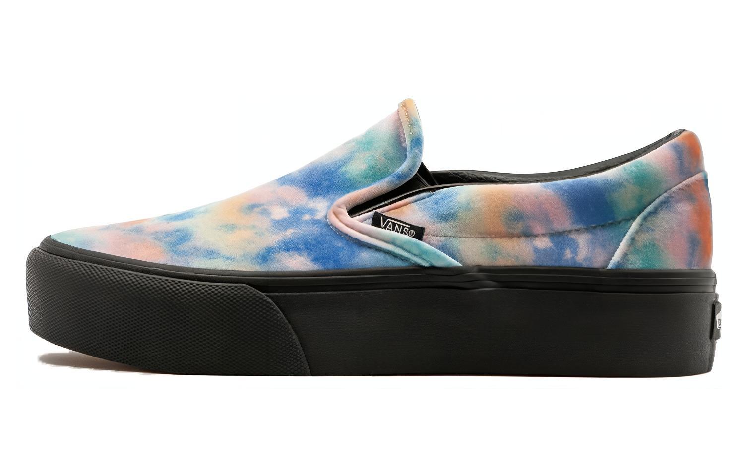 Vans Classic Slip-On Platform 'Velvet Tie-Dye' VN0A3JEZQ6E