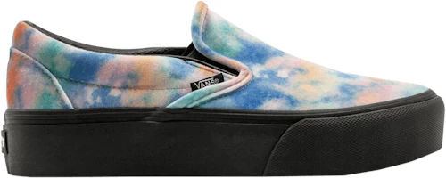 Vans Classic Slip-On Platform 'Velvet Tie-Dye' VN0A3JEZQ6E Vans Classic Slip-On Platform 'Velvet Tie-Dye' VN0A3JEZQ6E