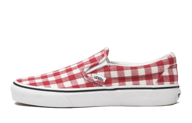 Buy ヴァンズ クラシックスリッポン 赤/白 VN0A38F7VDY