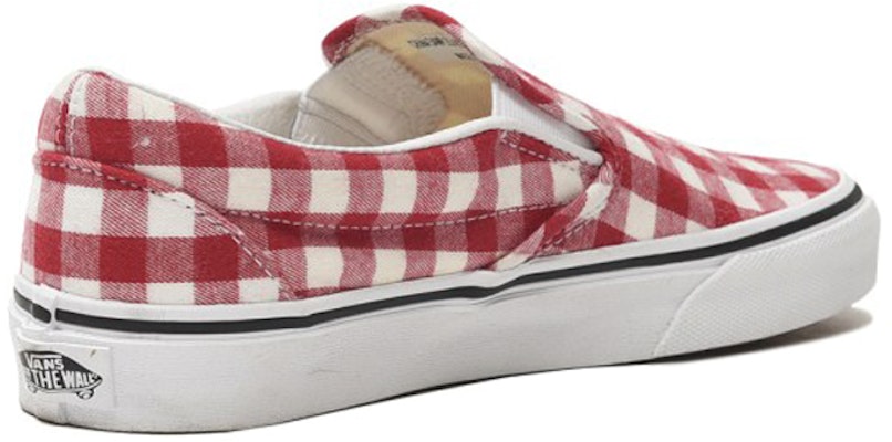 Vans 經典滑入款 紅白棋盤格 女款 Lookbook Vans 經典滑入款 紅白棋盤格 女款