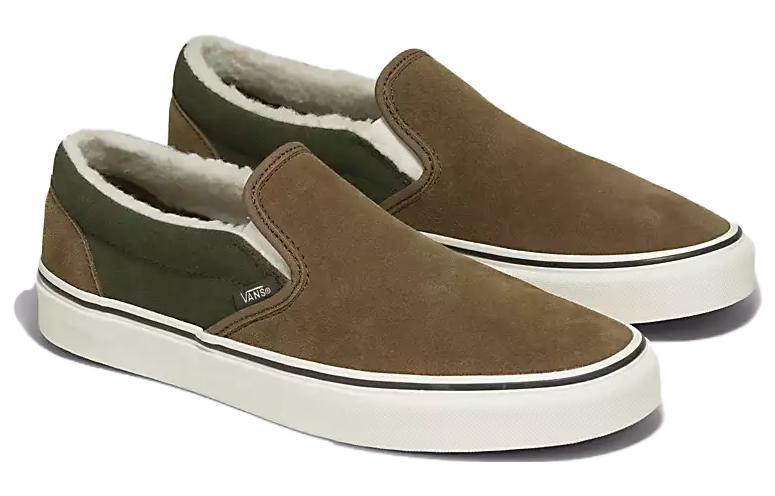 Order Vans Classic Slip-On Sherpa 'Kangaroo' Sepatu Pria & Wanita VN0009Q7BYW
