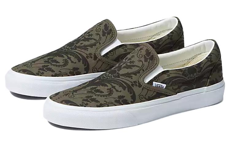 Lookbook Vans Slip-On Klasik 'Tapestry Grape Leaf' Kasut VN0A5AO80FI