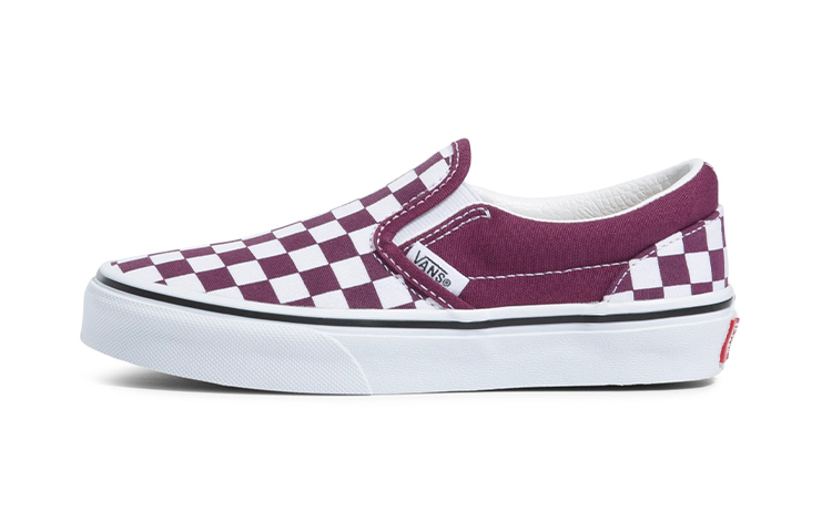 Buy Vans クラシックスリッポン 紫/白 VN0A5KXM8CB