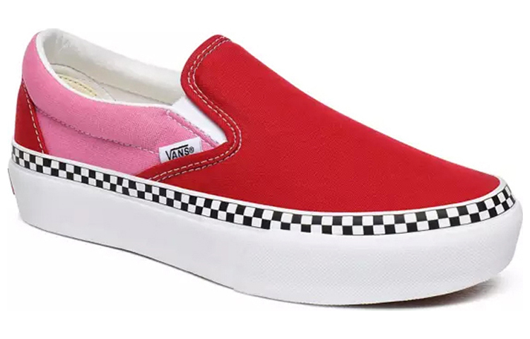 Order Vans 經典一踩 防滑透氣 低筒休閒板鞋 女款 粉紅色