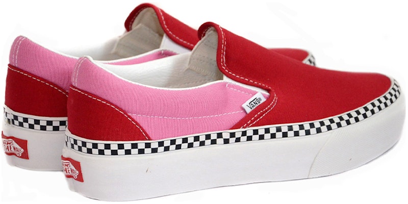 Vans 經典一踩 防滑透氣 低筒休閒板鞋 女款 粉紅色 Lookbook Vans 經典一踩 防滑透氣 低筒休閒板鞋 女款 粉紅色