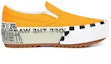 Order Vans Classic Slip-On Stacked 'Logo Stack - Bright Marigold' Terang VN0A4TZV1LC