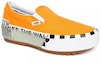 Lookbook Vans Classic Slip-On Stacked 'Logo Stack - Bright Marigold' Terang VN0A4TZV1LC