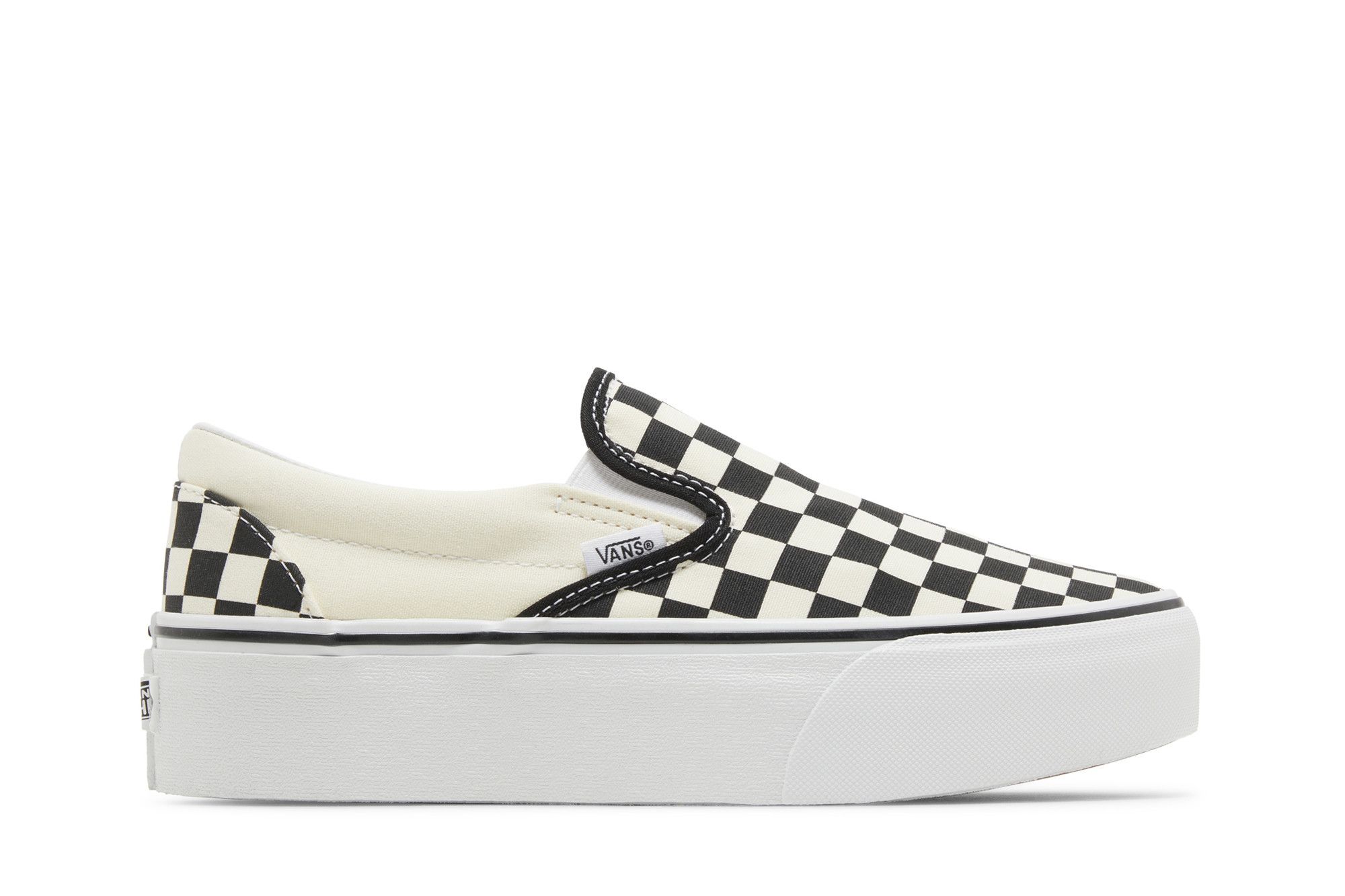 Vans Classic Slip-On Stackform 'Checkerboard - Black White' VN0A7Q5RTYQ