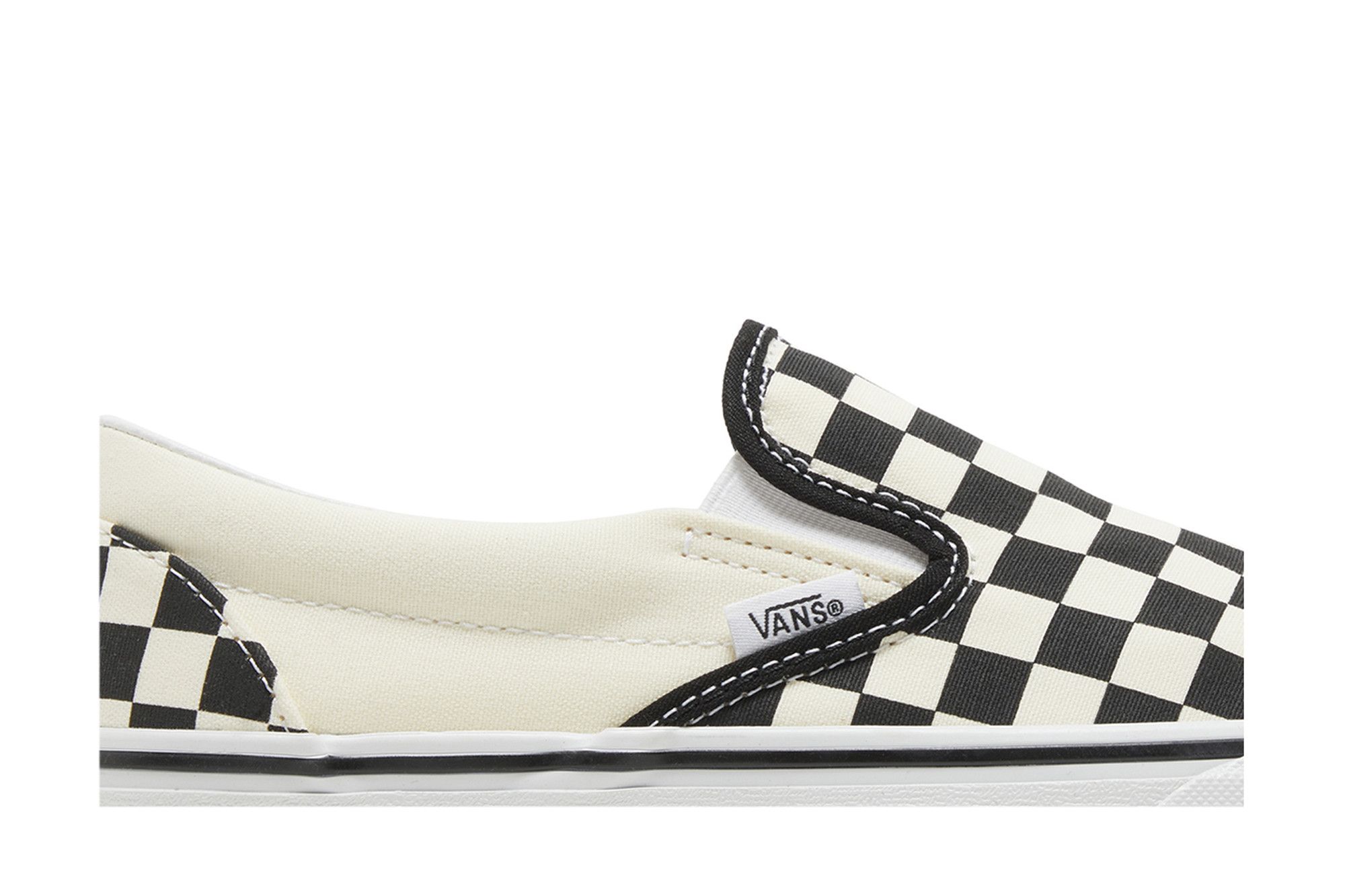 Lookbook Vans Classic Slip-On Stackform ''Checkerboard - Zwart Wit'' VN0A7Q5RTYQ