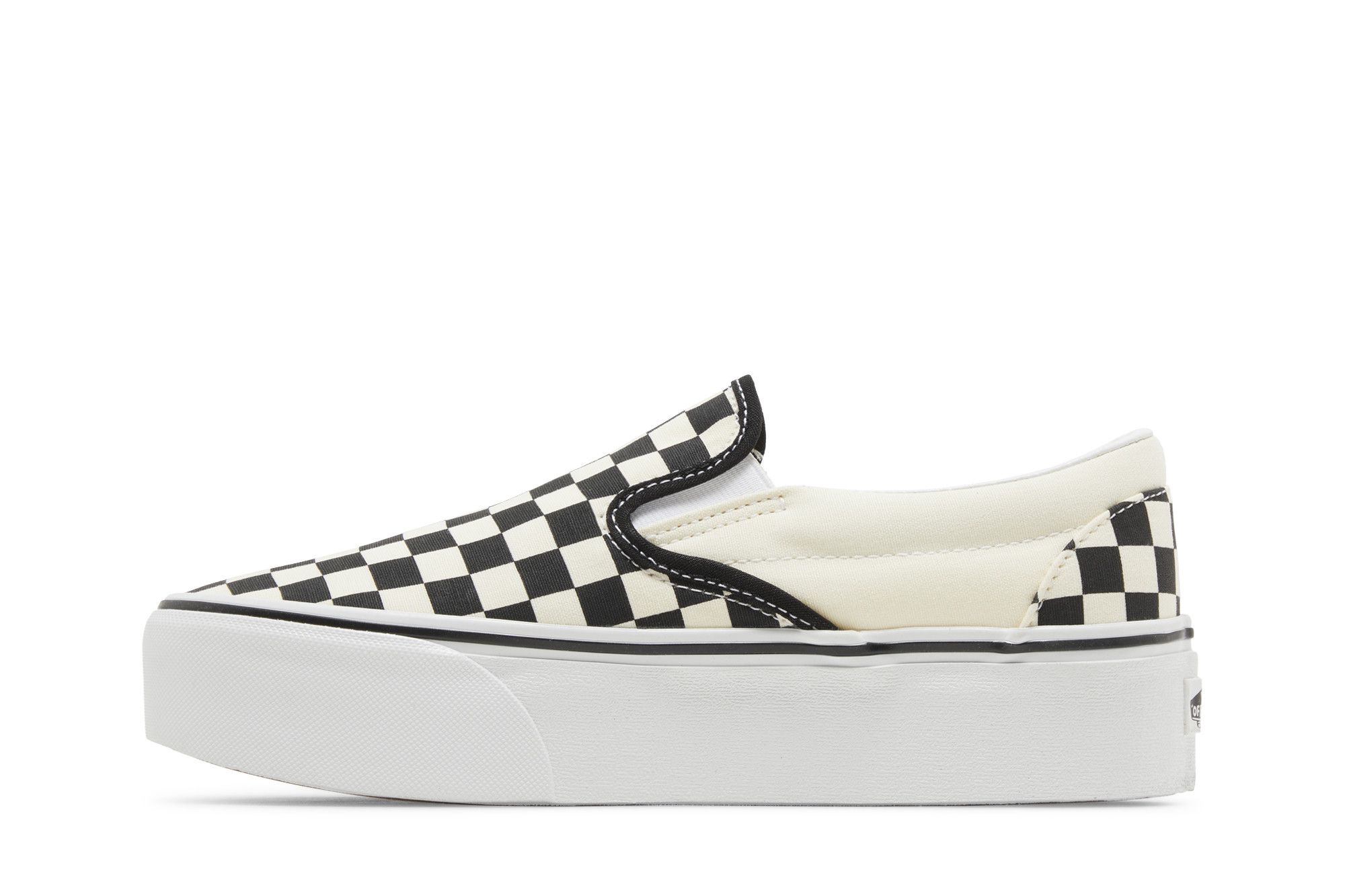 Shop Vans Classic Slip-On Stackform ''Checkerboard - Zwart Wit'' VN0A7Q5RTYQ