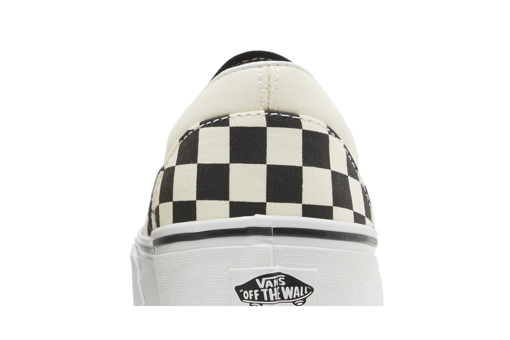 Cheap Vans Classic Slip-On Stackform ''Checkerboard - Zwart Wit'' VN0A7Q5RTYQ