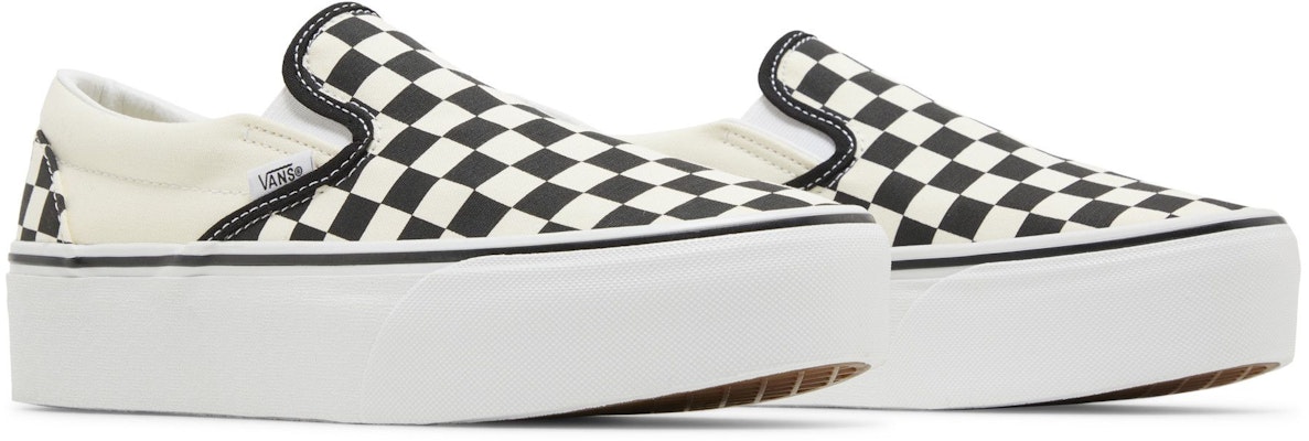 Vans Classic Slip-On Stackform ''Checkerboard - Zwart Wit'' VN0A7Q5RTYQ 1