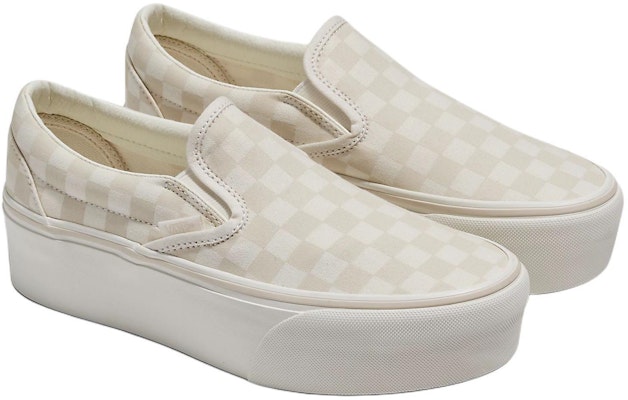 Vans Classic Slip-On Stackform 'Checkerboard - Turtledove Beige' VN000CN1R2S Lookbook Vans Classic Slip-On Stackform 'Checkerboard - Turtledove Beige' VN000CN1R2S