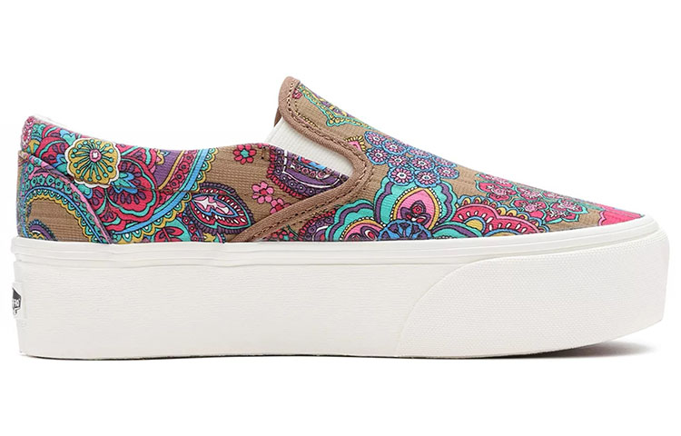 Order 반스 클래식 슬립온 스택폼 (핑크 블루) VN0A7Q5RTBN