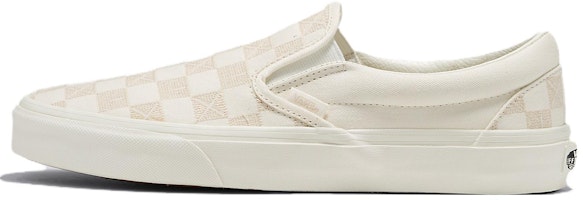 Vans Classic Slip-On Stitch Checkerboard 'Beige' VN000BVZCDA Vans Classic Slip-On Stitch Checkerboard 'Beige' VN000BVZCDA