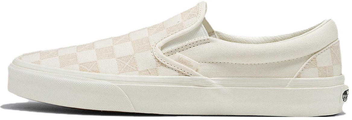 Vans Classic Slip-On Stitch Checkerboard 'Beige' VN000BVZCDA Buy Vans Classic Slip-On Stitch Checkerboard 'Beige' VN000BVZCDA