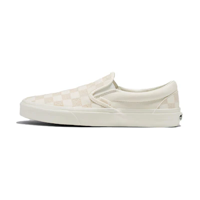 Vans Classic Slip-On Stitch Checkerboard 'Beige'